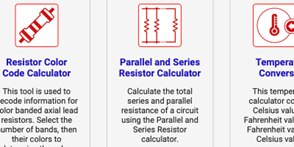 Thumbnail of the Digikey Calculator page