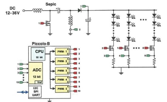 Pulse-current topology controls multiple LED strings through a single SEPIC power stage Image of Pulse-current topology controls multiple LED strings through a single SEPIC power stage