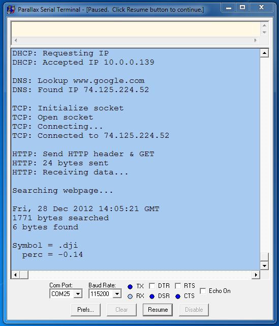 Ethernet Orb in action Image of Ethernet Orb in action
