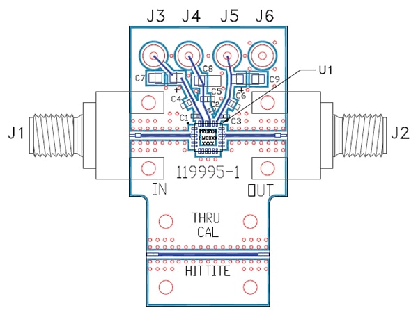 Board layout schematic Image of board layout schematic
