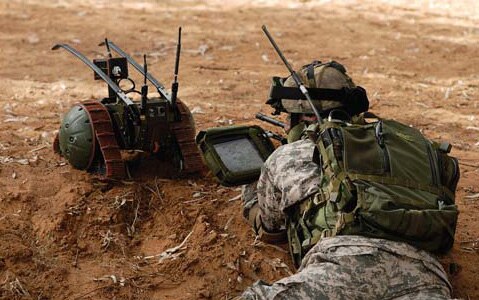 Modern soldier on the digital battlefield Modern soldier on the digital battlefield