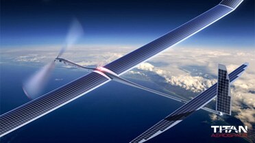 The Solara 50 solar-power UAV The Solara 50 solar-power UAV