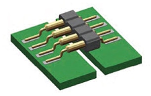 Mill-Max header/jumper with Z-bend surface-mount terminations Image of Mill-Max header/jumper with Z-bend surface-mount terminations