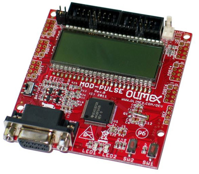 Olimex MOD-PULSE evaluation board Olimex MOD-PULSE evaluation board