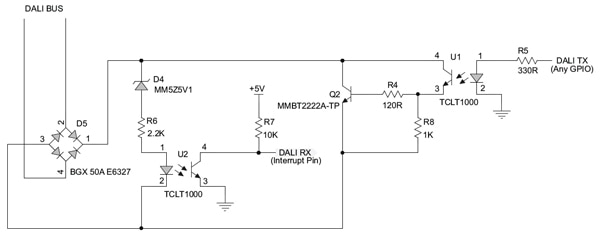 Isolated communications circuit diagram Image of isolated communications circuit diagram