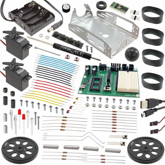 Parallax Boe-Bot Kit Image of Parallax Boe-Bot Kit