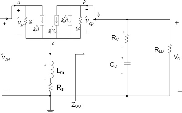 PWM switch in buck-boost in DCM Image of PWM switch in buck-boost in DCM