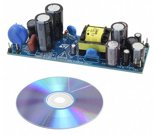 STMicroelectronics STEVAL-ISA105V1 power supply reference design Image of STMicroelectronics STEVAL-ISA105V1 power supply reference design