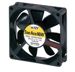 Sanyo Denki vane-axial fan Image of Sanyo Denki vane-axial fan