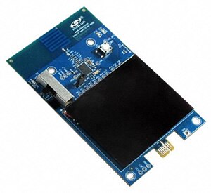 Silicon Labs energy harvesting sensor evaluation board Image of Silicon Labs energy harvesting sensor evaluation board