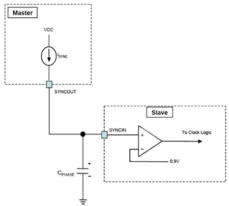 Intersil ISL8018 master-and-slave circuit Diagram of Intersil ISL8018 master-and-slave circuit