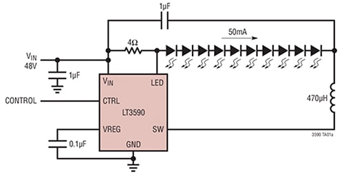 Linear Technology’s LT3590 Diagram of Linear Technology’s LT3590