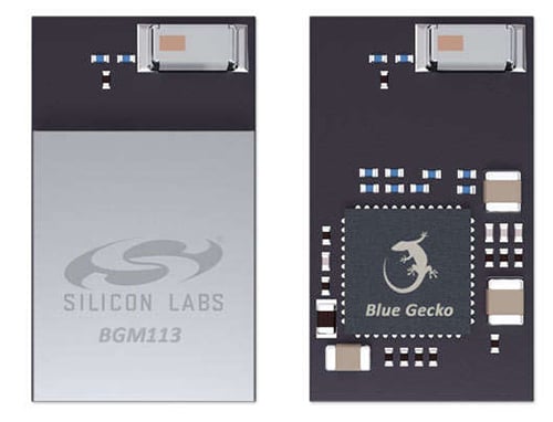 Blue Gecko BGM113 module from Silicon Labs Image of Blue Gecko BGM113 module from Silicon Labs