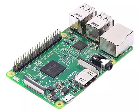 Raspberry Pi 3 board from Seeed Technology Image of Raspberry Pi 3 board from Seeed Technology