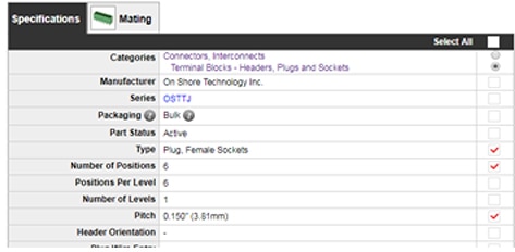 Mating connector search Image of mating connector search