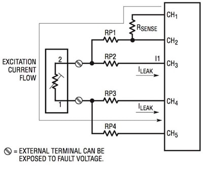 Linear Technology LTC2986-1 adjacent channel Digram of Linear Technology LTC2986-1 adjacent channel