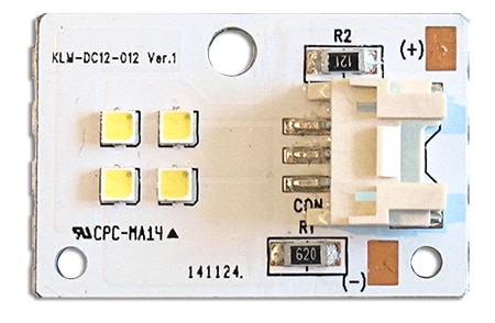 Original microwave oven LED module Image of original microwave oven LED module