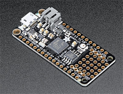 Adafruit’s 3403 Feather M0 Express dev board Image of Adafruit’s 3403 Feather M0 Express dev board