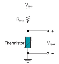 Simple voltage source and resistor voltage divider arrangement Diagram of simple voltage source and resistor voltage divider arrangement