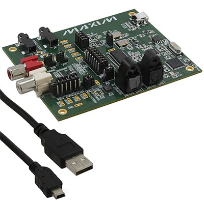 Maxim MAX9867EVKIT+ eval kit for the MAX9867 Image of Maxim MAX9867EVKIT+ eval kit for the MAX9867