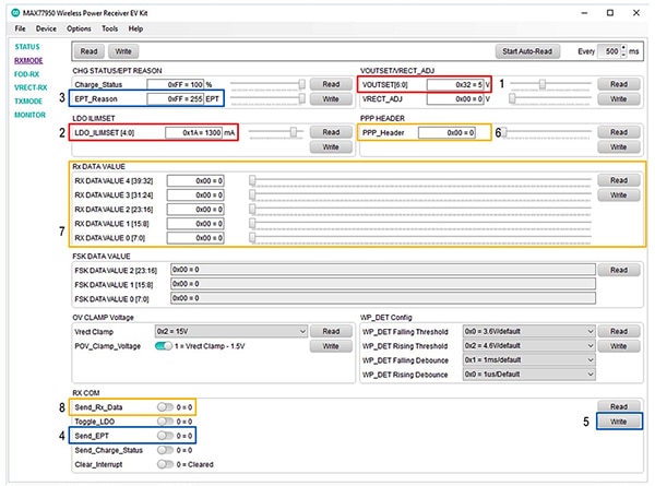 Maxim Integrated MAX77950 Evaluation Kit Software package (click to enlarge) Image du pack de logiciels du kit d'évaluation MAX77950 de Maxim Integrated (cliquez pour agrandir)