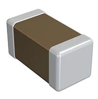 Murata GCM1885C2A101JA16 Class 1, 100 pF ceramic surface mount capacitor Murata 的 GCM1885C2A101JA16 屬於 Class 1、100 pF 陶瓷表面黏著電容示意圖