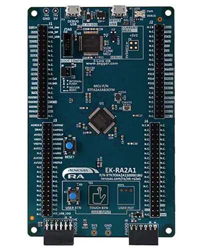 Renesas EK-RA2A1 development board Image of Renesas EK-RA2A1 development board