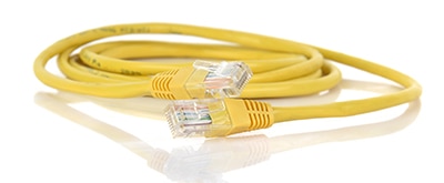 Two-pair and Cat-5 four-pair Ethernet cable Image of two-pair and Cat-5 four-pair Ethernet cable