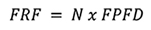 FRF = N x FPFD Equation 1