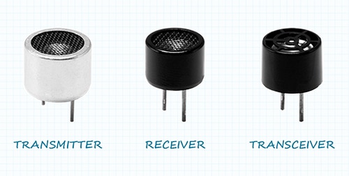 Separate ultrasonic transmitter and receiver and integrated ultrasonic transceiver modules Image of separate ultrasonic transmitter and receiver and integrated ultrasonic transceiver modules