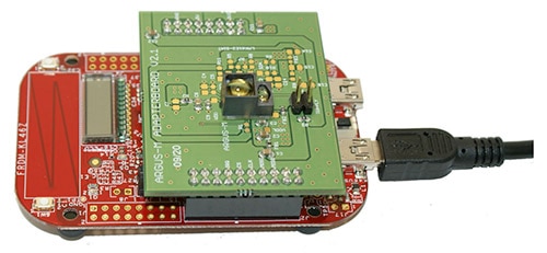 Broadcom’s AFBR-S50MV85G-EK evaluation kit Kuva Broadcomin AFBR-S50MV85G-EK-evaluointisarjasta