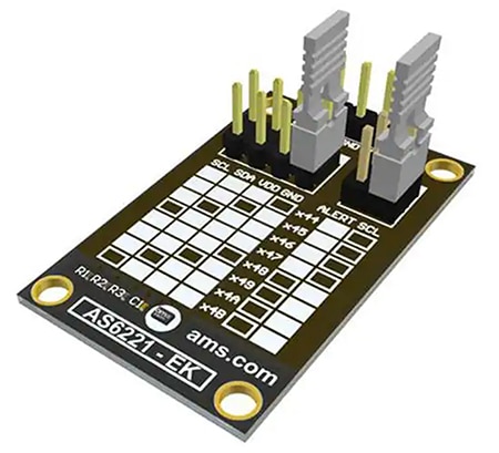 ams AS62xx eval kit Image du kit d'évaluation AS62xx d'ams