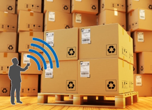 RFID tags can be read at distances up to several meters Image of RFID tags can be read at distances up to several meters