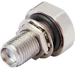 SMA bulkhead connectors SMA 隔板連接器的圖片