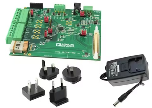 Analog Devices EVAL-AD7124-4SDZ evaluation board for the AD7124-4 ภาพบอร์ดประเมิน Analog Devices EVAL-AD7124-4SDZ สำหรับ AD7124-4