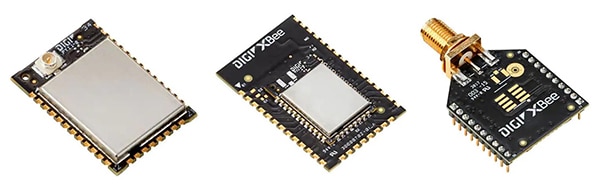 Packaging options for Digi XBee wireless modules Billede af emballagemuligheder for trådløse Digi XBee-moduler