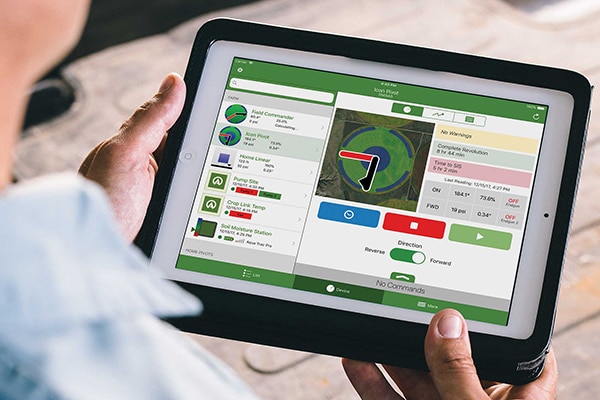 Valmont Industries AgSense software Billede af Valmont Industries AgSense software