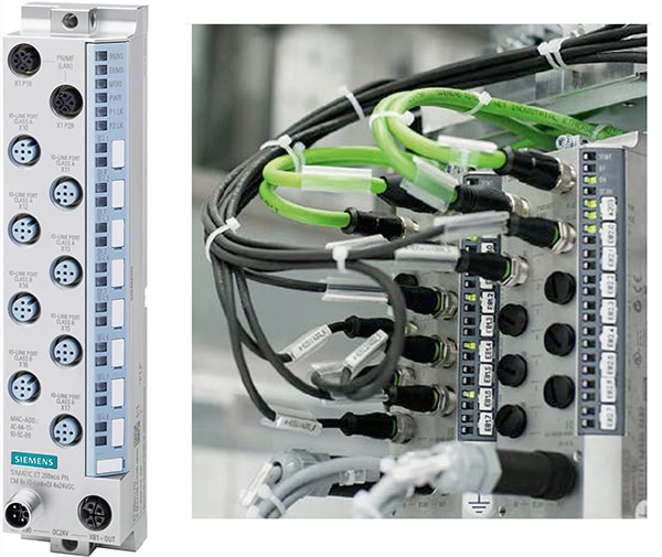 Siemens SIMATIC ET 200eco PN module Image of Siemens SIMATIC ET 200eco PN module