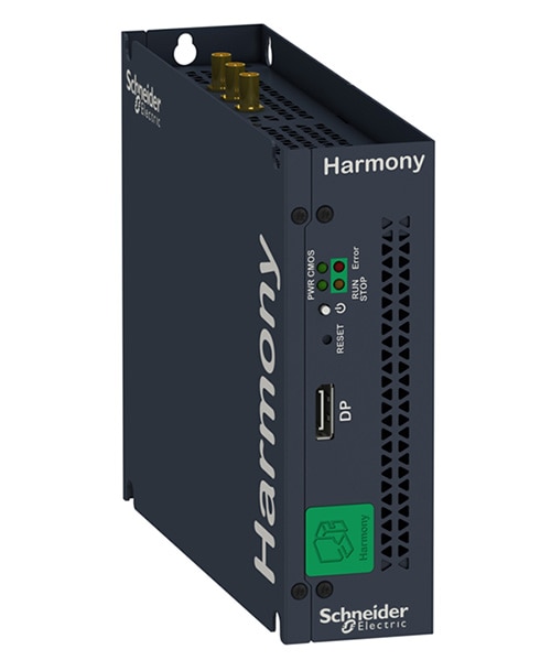 Schneider Electric Harmony fanless IPC with a mini PCIe expansion slot Image of Schneider Electric Harmony fanless IPC with a mini PCIe expansion slot