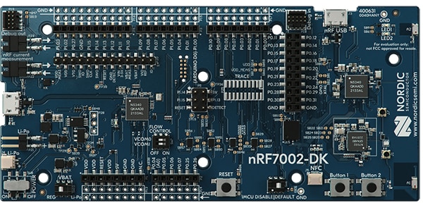 Nordic Semiconductor nRF7002-EK evaluation kit Billede af Nordic Semiconductor nRF7002-EK evalueringssæt