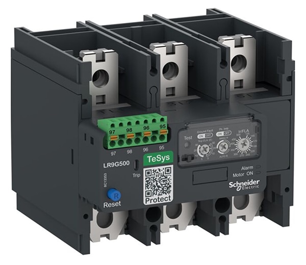 The front panel of TeSys Giga overload relays Image of front panel of TeSys Giga overload relays