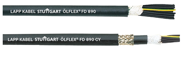 Lapp ÖLFLEX FD 890 unshielded continuous flex cables Image of Lapp ÖLFLEX FD 890 unshielded continuous flex cables