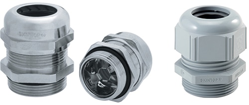 Lapp brass cable glands for EMI control Image of Lapp brass cable glands for EMI control