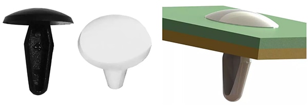 27AC0011 mounting button Immagine del bottoncino di montaggio 27AC0011