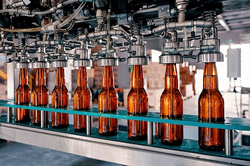 Automated bottling factory Obrázek – automatizovaná lahvárna