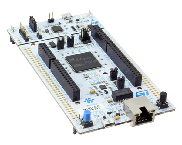 STMicroelectronics NUCLEO-F767ZI development board Image of STMicroelectronics NUCLEO-F767ZI development board