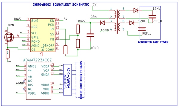 Ganmar Technologies GMR04B00x internal schematic Image of Ganmar Technologies GMR04B00x internal schematic