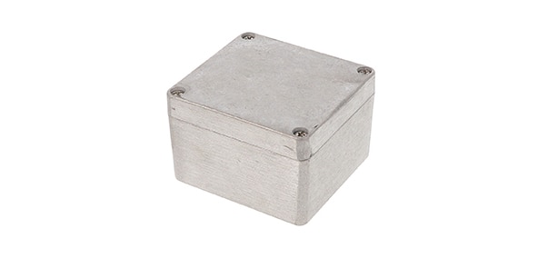 Hammond 1590Z110 thick-walled diecast aluminum enclosure תמונה של מארז אלומיניום יצוק (Diecast) דפנות מעובים Hammond 1590Z110