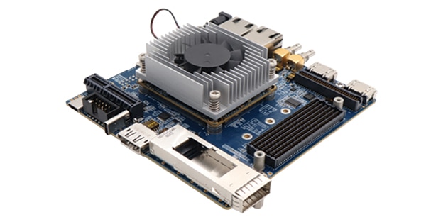 iWave heatsink with cooling fan Image of iWave heatsink with cooling fan