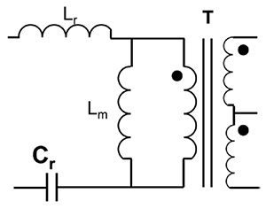Pulse film capacitor forms a resonant tank circuit Schéma d'un condensateur à film pour impulsions formant un circuit résonant